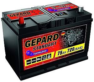 Acumulator auto GEPARD Standart 75 AH 650A Japan