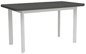 Стол Drewmix Wenus 2 P Графит / Белый