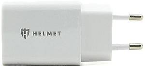 Incarcator telefon HELMET Wall Charger with Cable USB to Lightning 2xUSB White