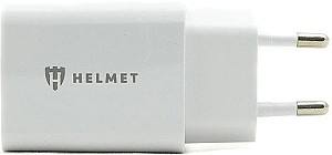 Incarcator telefon HELMET Wall Charger with Cable USB to Micro-USB 2xUSB White