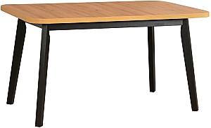 Стол Drewmix Oslo 6 Артизан(Бежевый)/Черный