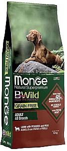 Hrana uscata pentru caini Monge BWILD GF Adult Lamb/Potato/Peas 12kg