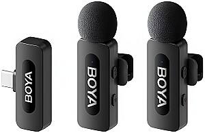Microfon fara fir Boya BY-V20 V2 Ultracompact 2.4GHz Type-C Black