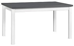 Стол Drewmix Modena 1 Графит(Серый)/Белый