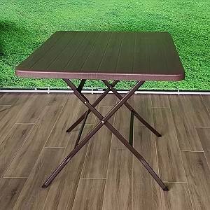 Masa de gradina Sonmez Grain 79x79x74 Maro