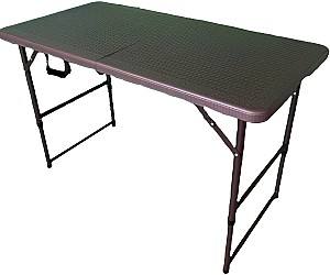 Раскладной стол Sonmez Ratan Коричневый 120x60x52-75cm