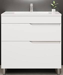 Dulap sub lavoar Bayro Teona Alb Mat 1000