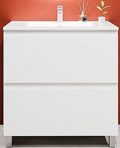 Dulap sub lavoar Bayro Wings Alb Mat 800