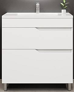 Dulap sub lavoar Bayro Teona Alb Mat 800