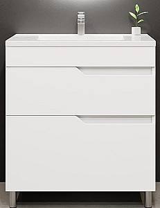 Dulap sub lavoar Bayro Teona Alb Mat 700