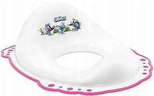 Сolac wc copii Maltex The Smurfs White/Pink (2 componenete)
