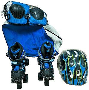 Роликовые коньки Oushen 9087-1 BLUE-S