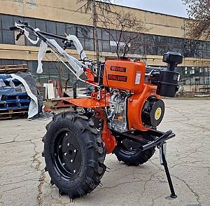 Мотоблок Буйвол X135E красный (Дизель, 10 Л.С.)