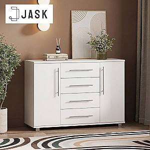 Comoda Jask Corina 4S Alb