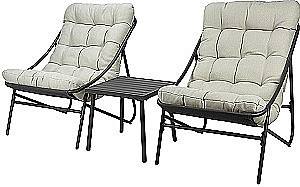 Set mobila de gradina VLM 49671 Gri