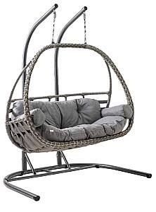 Садовые качели Sunyard Malta Double Grey