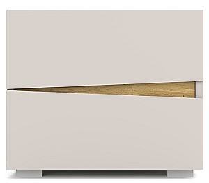 Прикроватная тумбочка Yasen Лео 2Я (левый) Кашемир / Дуб Артизан