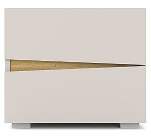 Прикроватная тумбочка Yasen Лео 2Я (правый) Кашемир / Дуб Артизан