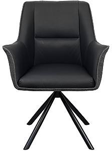 Scaun DP Blum Piele+Stofă Black