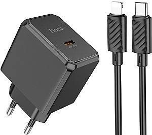 Зарядное устройство для телефона HOCO CS15A Ocean single port PD30W charger set(C to iP)(EU)