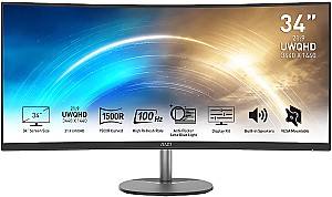 Monitor MSI PRO MP341CQ Black