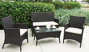 Set mobila de gradina GardenLine SAD0849 Negru/Crem