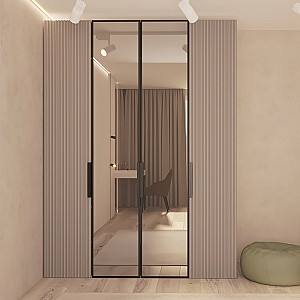 Dulap Bayro Modena 180x240x53 cm Piatra Gri