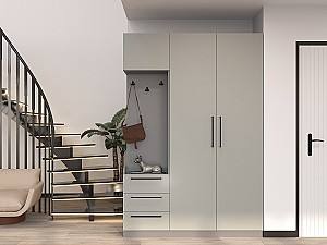 Прихожая Bayro Serenity угловой левый Trend Серый