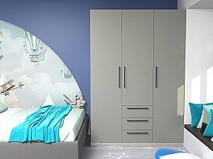 Dulap Bayro Serenity Trend Gri (3 sertare)