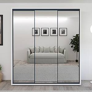 Шкаф-купе Bayro Parma 200x225x60 см Белый