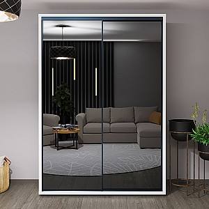 Шкаф-купе Bayro Murano 160x230x60 см Белый