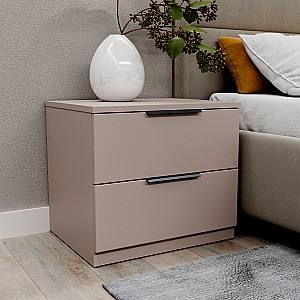 Noptiera Bayro Murano 55x50x45 cm Piatra Gri