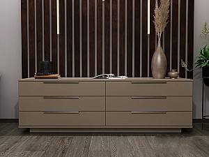 Comoda Bayro Napoli 180x56x50 cm Piatra Gri