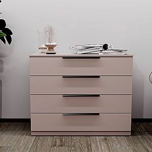 Comoda Bayro Murano 100x81x45 cm Piatra Gri