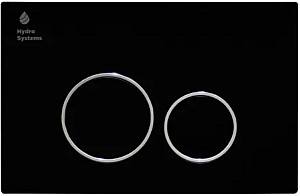 Клавиша смыва Hydro-S 005DQ Black Matt/Chrome