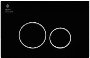 Клавиша смыва Hydro-S 005D Black Matt/Chrome