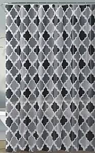 Perdea de baie Hydro-S Venice 180x180 Black/Grey