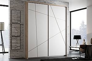 Шкаф-купе Crinela ErgoSens Lux 17 Нимфея Альба / Дуб Сонома