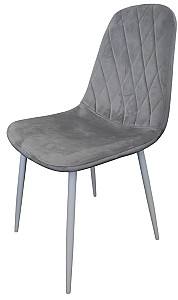 Scaun Kroll DC2-006 Velur Light Grey(Gri)/White(Alb)