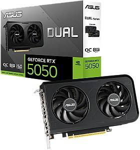 Placa video Asus Dual GeForce RTX 5050 8GB OC Edition