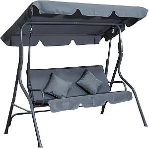 Садовые качели Waltz Rodos Серый