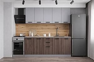 Set mobila bucatarie Alcantara 2 m Gri Deschis / Sonoma Trufel