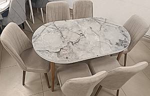 Набор стол и стулья Kelebek ES-1011 (6 стульев)