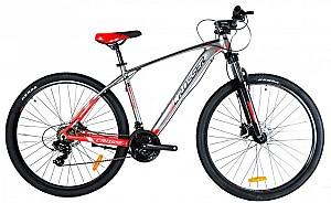 Горный велосипед Crosser QUICK 29/17.5  21S Shimano+Logan Hidraulic Gray/Red