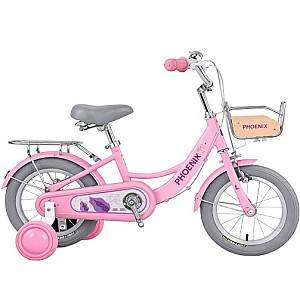 Bicicleta copii New World Meng Qu Pink 12"