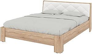 Кровать Pehotin Monica stejar sonoma/white