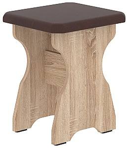 Taburet Pehotin 1 stejar sonoma/maro