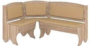 Кухонный уголок Pehotin Император Дуб Сонома/Кофе (без стола и табуретов)