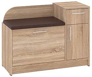 Обувница Pehotin Б-3 Дуб Сонома/Коричневый