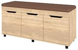 Обувница Pehotin Б-6 Дуб Сонома/Коричневый